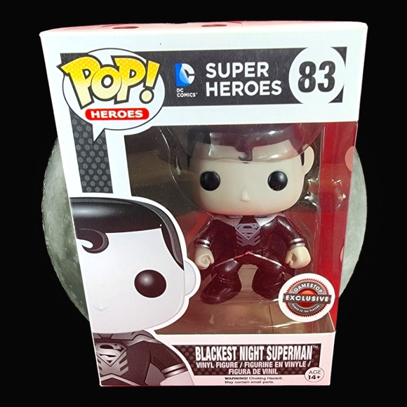 Blackest night Superman gamestop exclusive funko # 83 (nib) - Picture 1 of 7